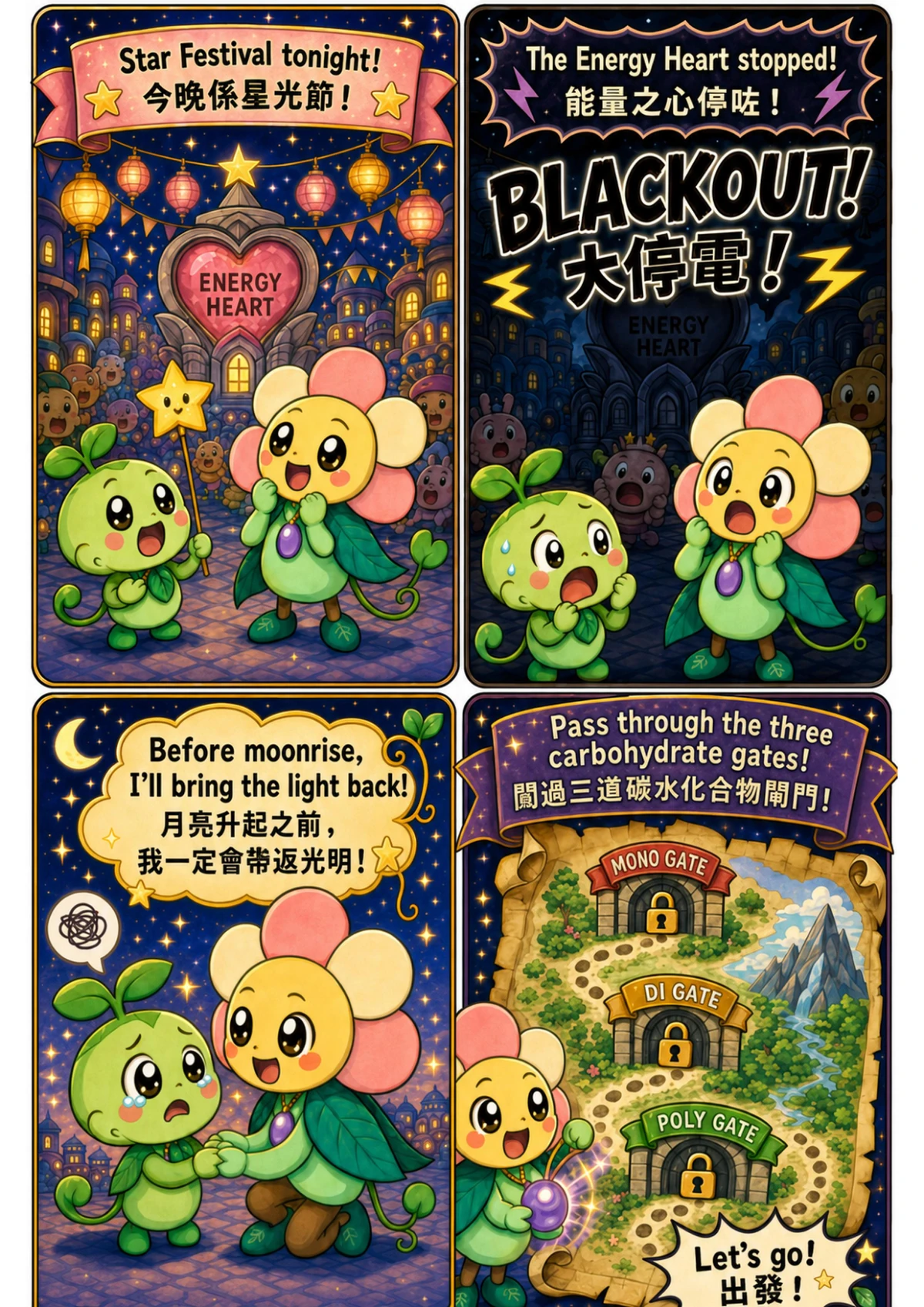 Comic page 1: The mysterious blackout